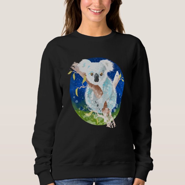 Koala Grafisk Kvinnor Koala T Shirt (Framsida)
