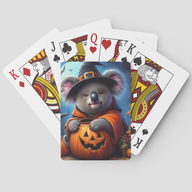 Koala Halloween Costume Casinokort (Baksidan)