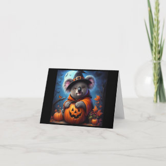 Koala Halloween Costume Kort
