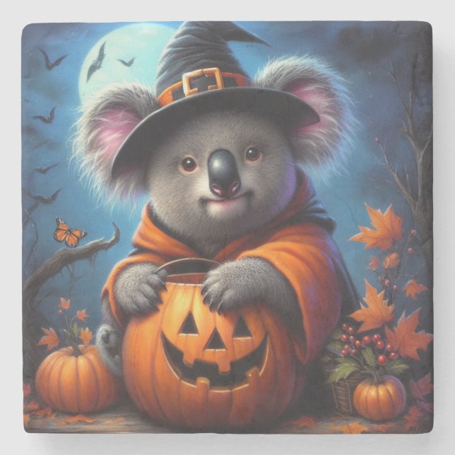 Koala Halloween Costume Stenunderlägg (Framsidan)