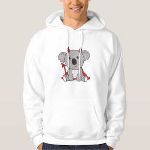 Koala Halloween Cute Djävulen Kids Witches Costume Hoodie