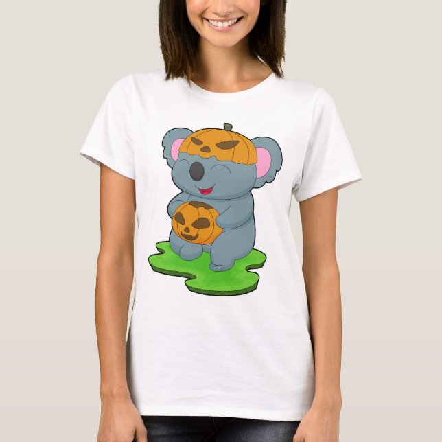 Koala Halloween-pumpa T Shirt (Framsida)