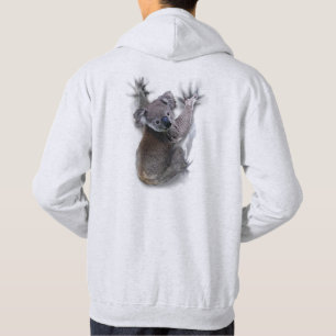 Koala hängde på ryggmärgsburken Australien Animal Hoodie