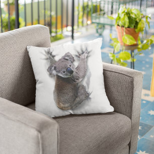 Koala hängde på ryggmärgsburken Australien Animal Kudde