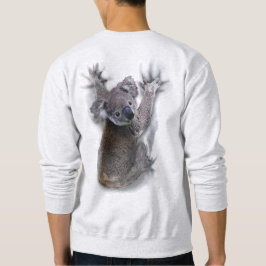 Koala hängde på ryggmärgsburken Australien Animal Lång Ärmad Tröja