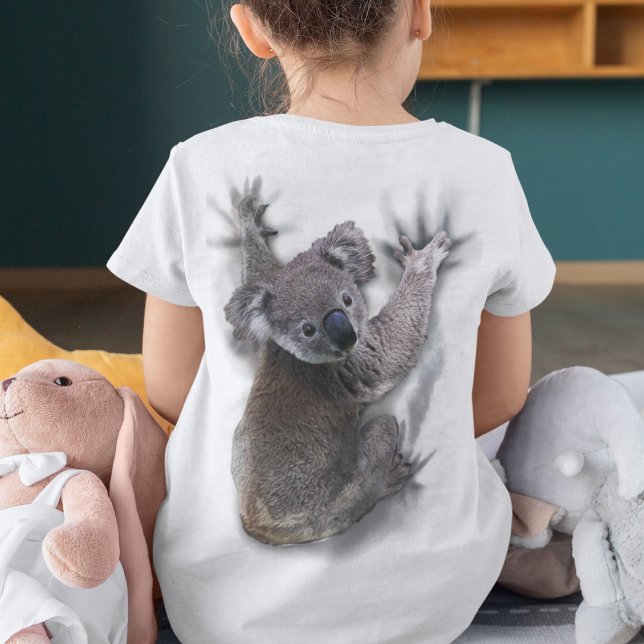 Koala hängde på ryggmärgsburken Australien Animal T Shirt (Skapare uppladdad)