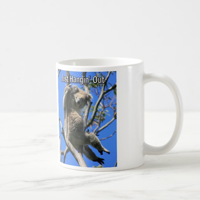 Koala Hanging Out i Australien Kaffemugg (Höger)