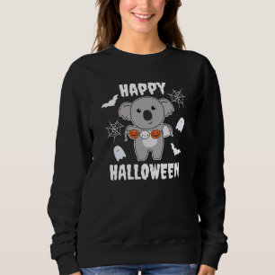 Koala Happy halloween Pumpkin Fladdermus Costume T Shirt