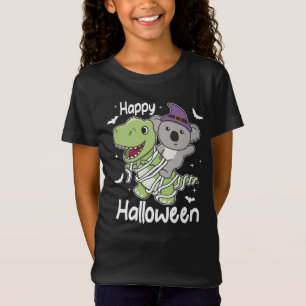 Koala Happy halloween T-rex Mummy Costume T Shirt