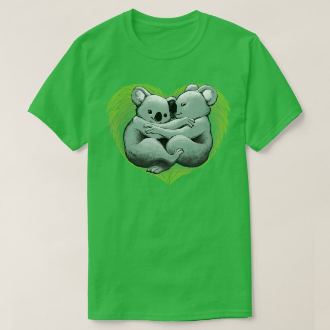 Koala Heart T Shirt (Design framsida)