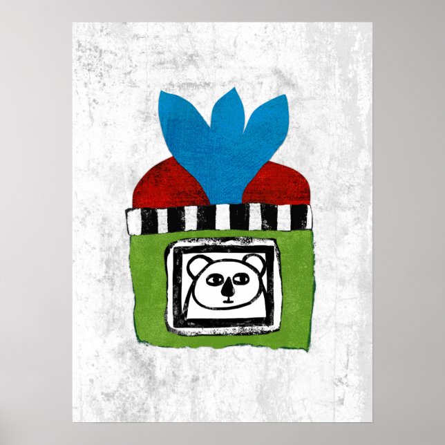 Koala hemma Poster Wall Art (Framsidan)