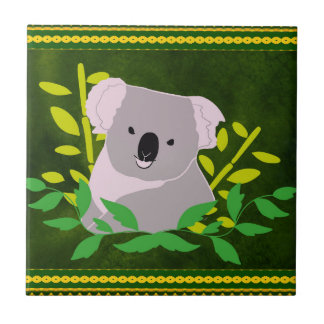 Koala i djungeln kakelplatta