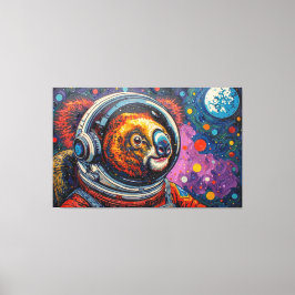 KOALA I RYMDDEN-3 CANVASTRYCK