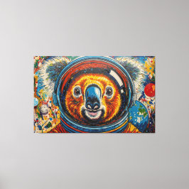 KOALA I RYMDEN-8 CANVASTRYCK