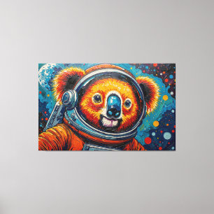 KOALA I RYMDEN CANVASTRYCK