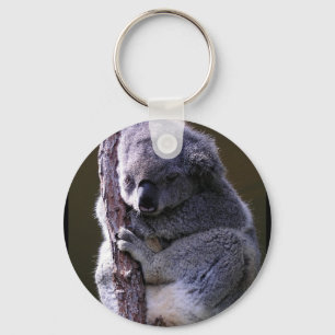 Koala i Träd Keychain Nyckelring