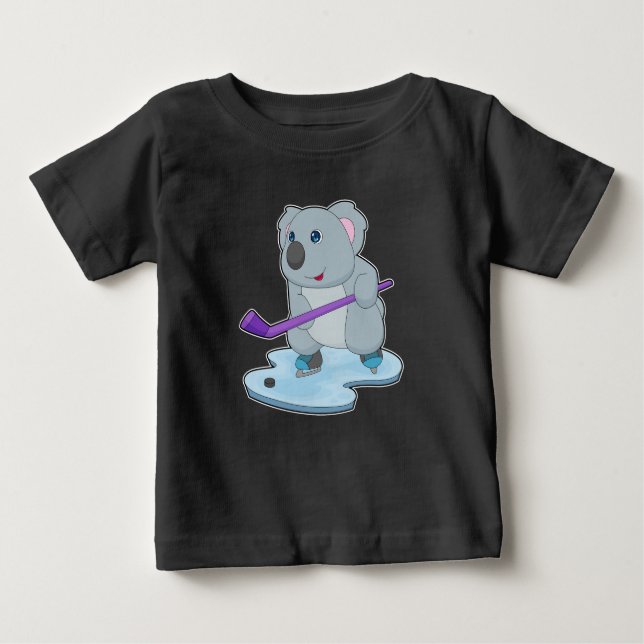 Koala Ice hockey Ice hockey-klubba T Shirt (Framsida)