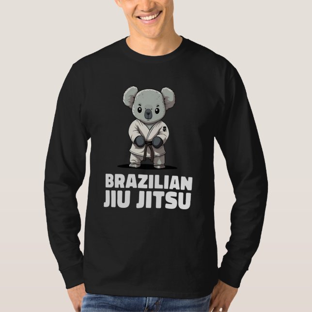Koala Jiu Jitsu and Grappling T Shirt (Framsida)