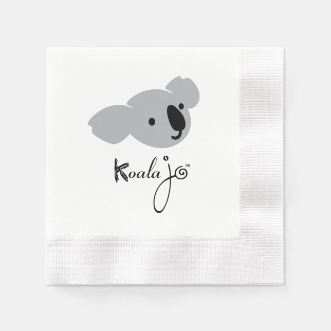Koala Jo Pappra Napkins Pappersservett (Framsidan)