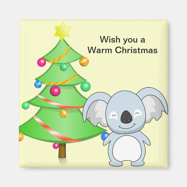 Koala jul magnet (Framsidan)