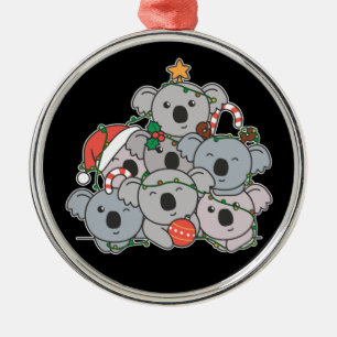 Koala Julgran Funny Animal jul Cerami Julgransprydnad Metall