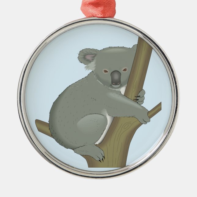 Koala Julgransprydnad Metall (Framsidan)