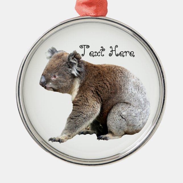 Koala Julgransprydnad Metall (Framsidan)