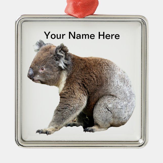 Koala Julgransprydnad Metall (Framsidan)