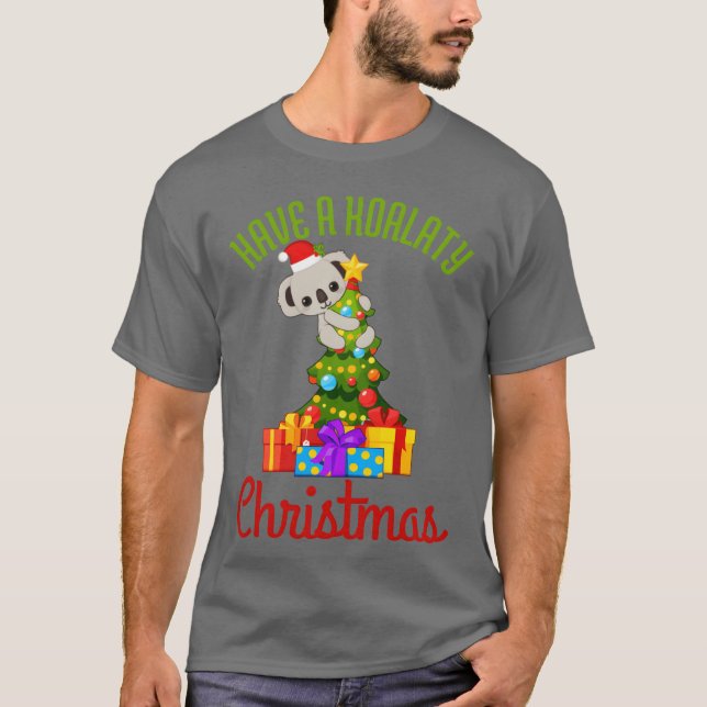 Koala-julpojken T Shirt (Framsida)