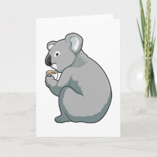 Koala kaffekopp kort