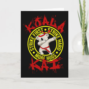 Koala Kai Rolig Karate Ninja Dojo Koala Kram Mer A Kort