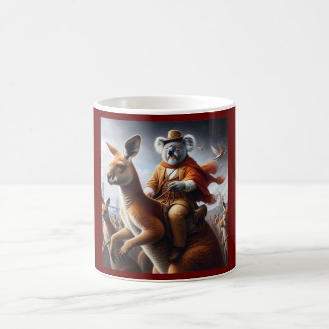 Koala Kangaroo Rider Kaffemugg (Center)
