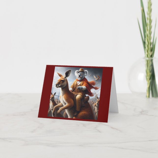 Koala Kangaroo Rider Kort (Framsida)