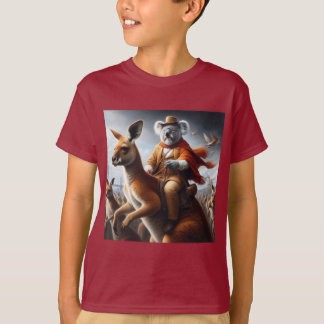 Koala Kangaroo Rider T Shirt
