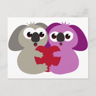 Koala Kärlek Vykort