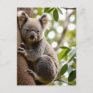 Koala klättning a Träd Vykort