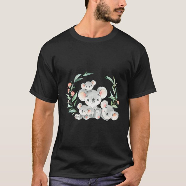 Koala Koala Koala Koala Koala T Shirt (Framsida)