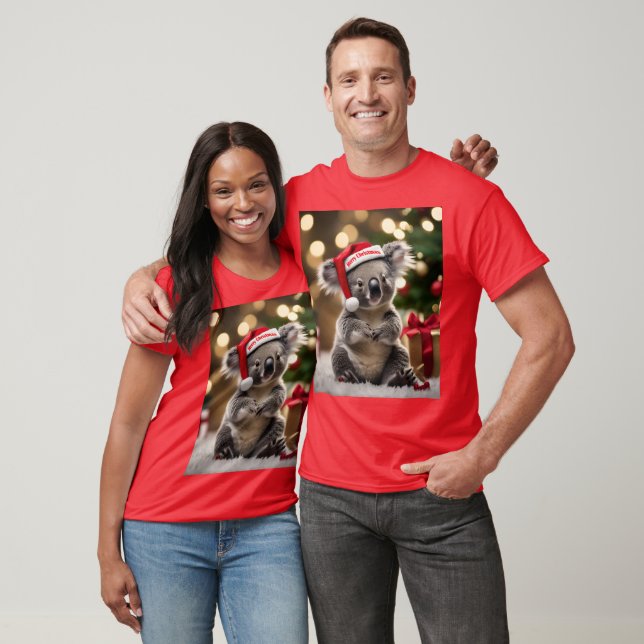 "Koala Kris Kringle: jul ner under" T Shirt (Unisex)