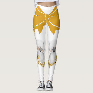 Koala Leggings i utandnings- och badet Guld Färg