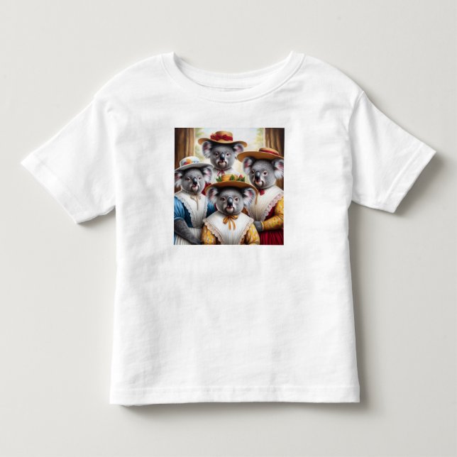 Koala Little Women T Shirt (Framsida)
