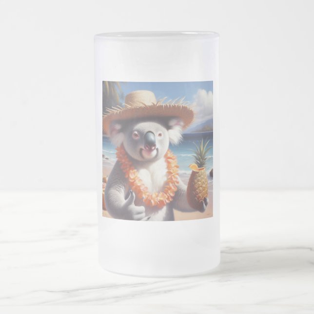 Koala Luau Frostat Ölglas (Center)
