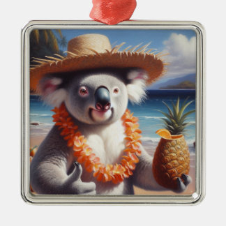 Koala Luau Julgransprydnad Metall
