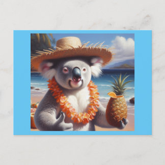 Koala Luau Vykort