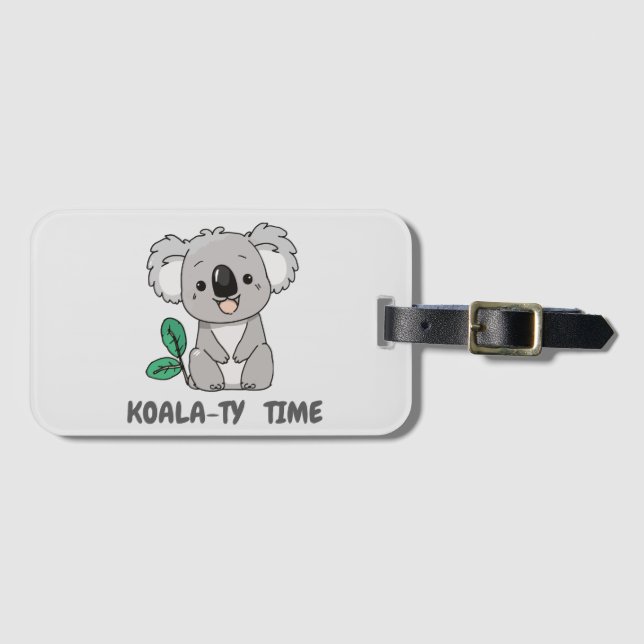 Koala Luggage Tag Bagagebricka (Framsida horisontal)