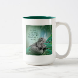 Koala lurar Två-Tonad mugg