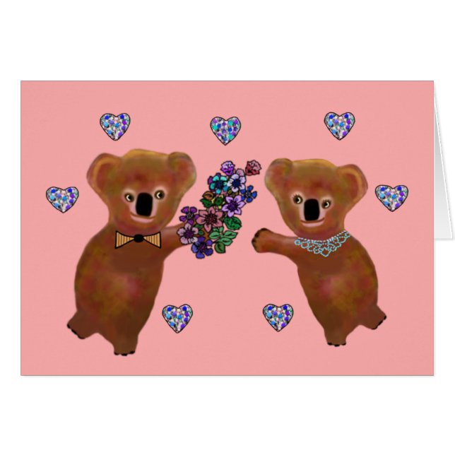 Koala Luv You OBS Kort (Framsidan Horizontal)