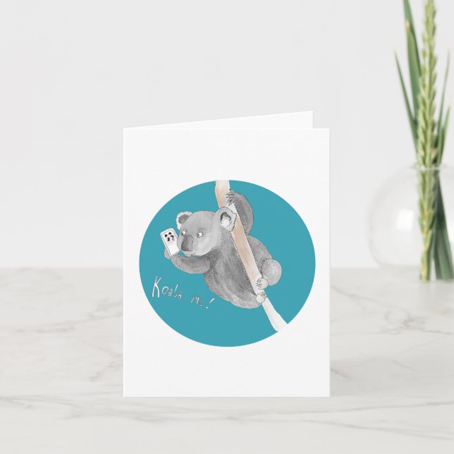 Koala Me! AKA Ring mig! Kort (Framsida)