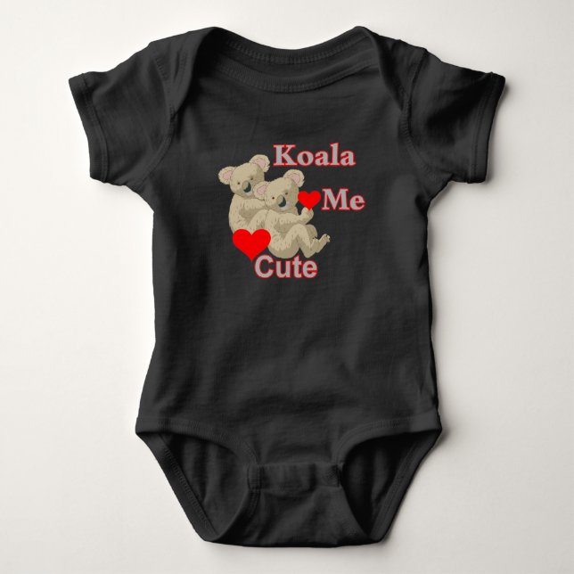 Koala Me Cute Baby Bodykostym T Shirt (Framsida)
