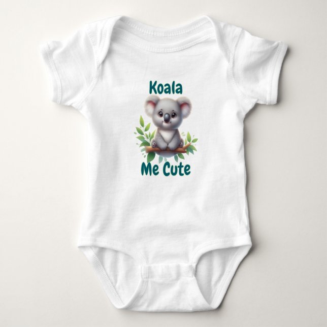 Koala Me Cute  T Shirt (Framsida)