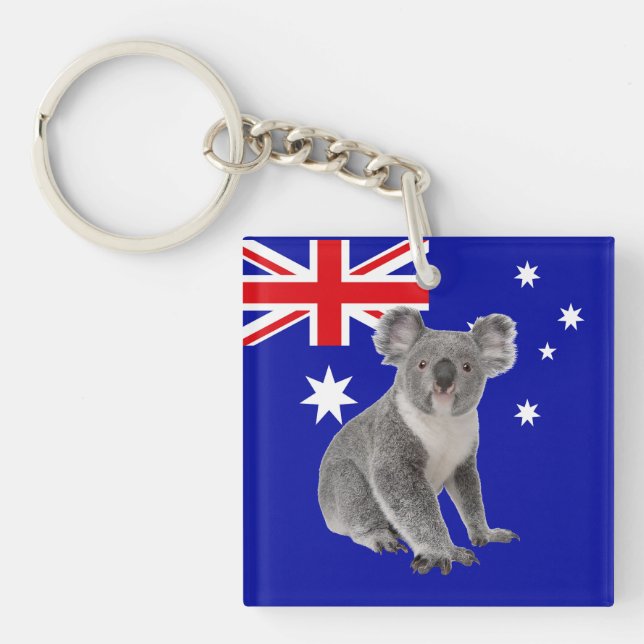 Koala med Australiens flagga (Framsidan)